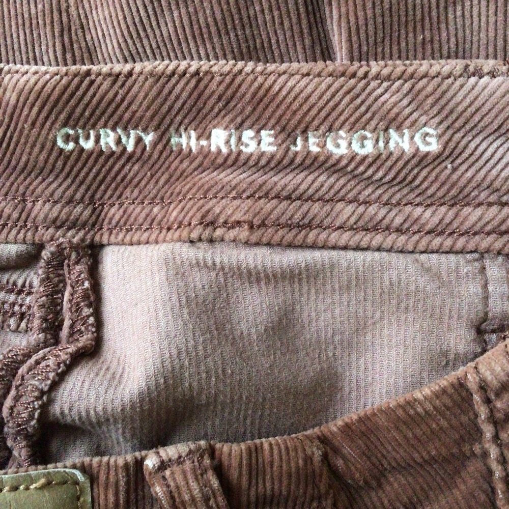 American Eagle Outfitters Super Stretch Corduroy Pants - Size 0 X-Short - Picture 8 of 11